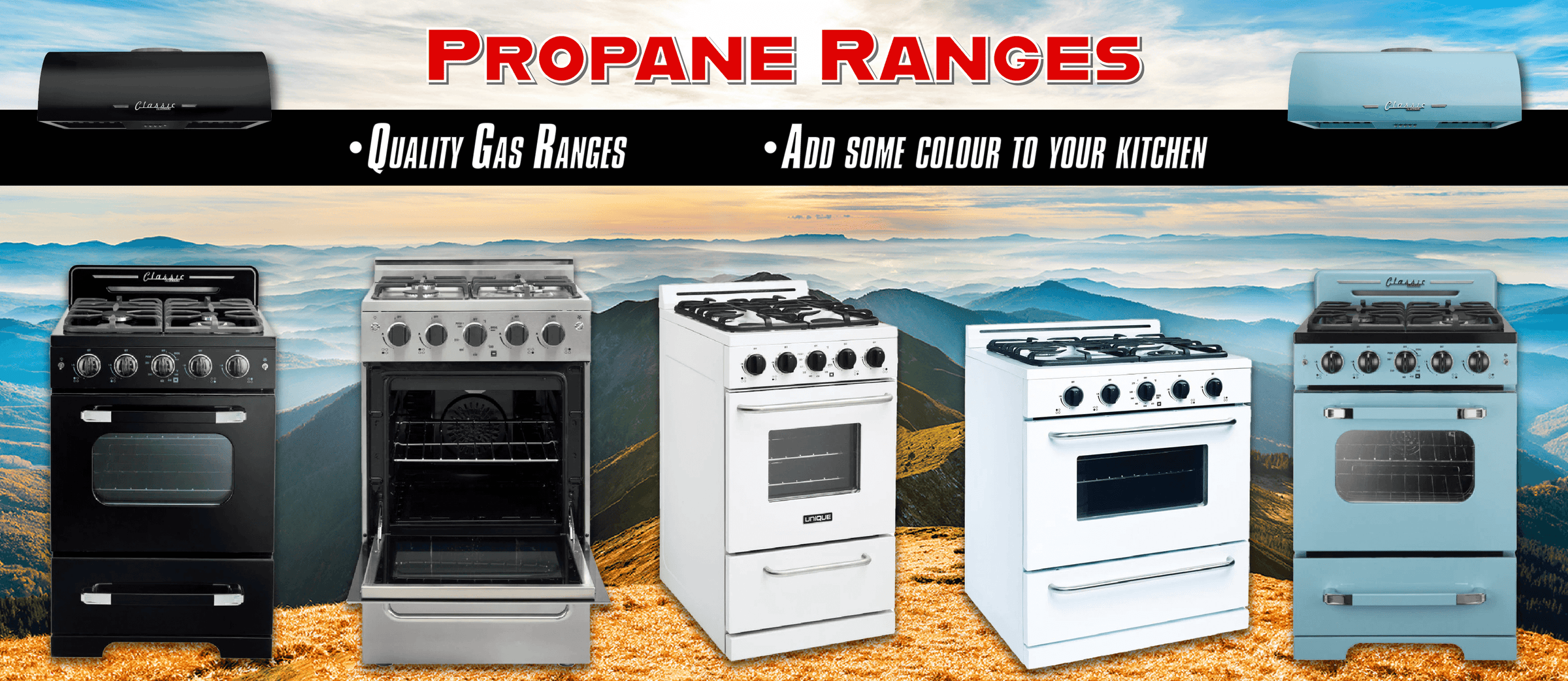 Used Gas Ranges Propane Refrigerators, Freezers & Ranges for Off-Grid — The Cabin Depot