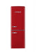 Unique 9 Cu/Ft Retro Bottom Mount Refrigerator in red, ideal for cabin. Available at Cabin Depot.
