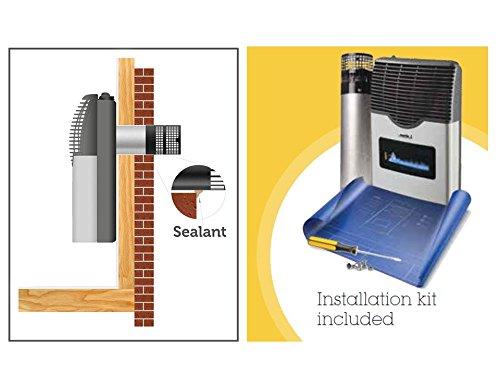 Martin 20,000 BTU Direct Vent Natural Gas Heater installation kit overview, perfect for cabins, available at Cabin Depot.