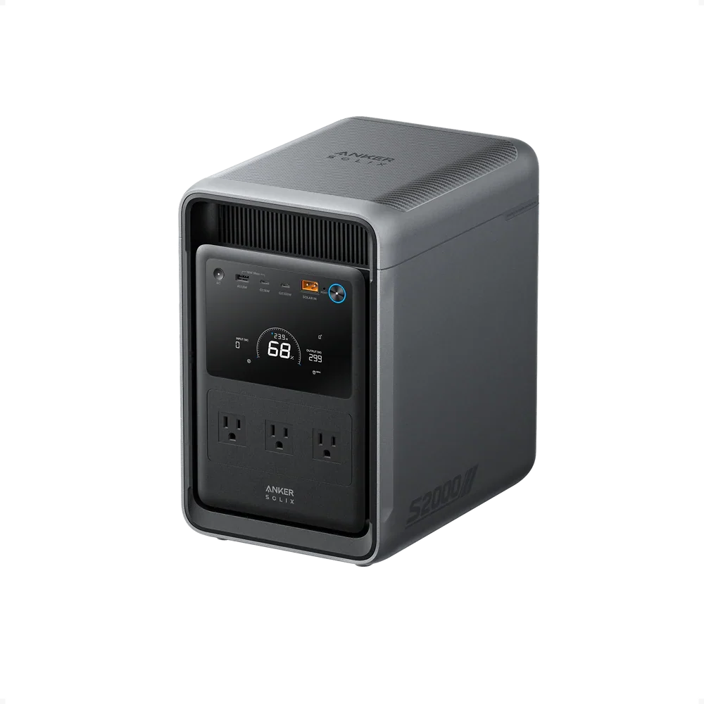 Anker SOLIX 1,500W 2,010Wh S2000 Portable Power Station