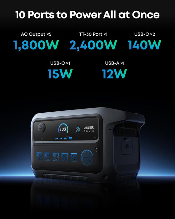 Anker SOLIX 2,048Wh LFP Expansion Battery For Gen2 C2000
