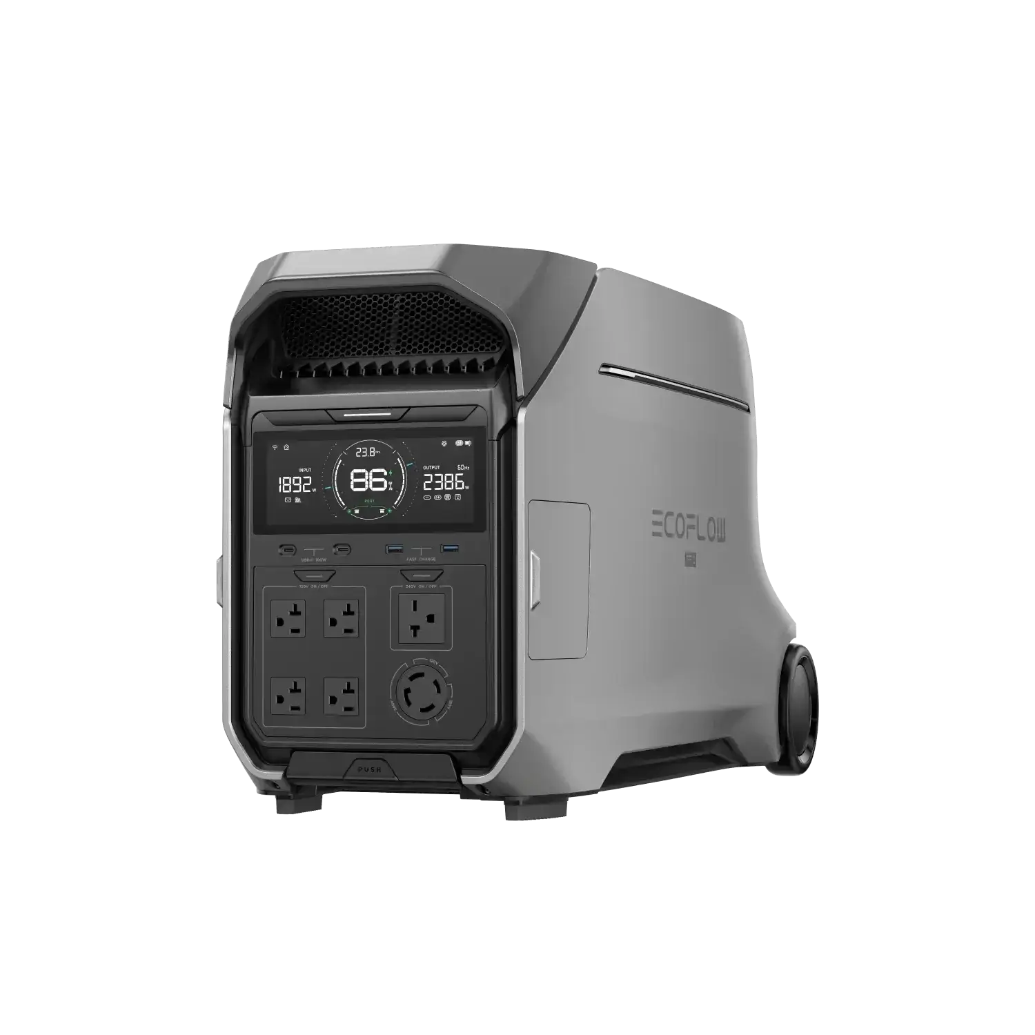 EcoFlow Delta Pro 3 Portable Power Station - Galactic Silver, available at Cabin Depot