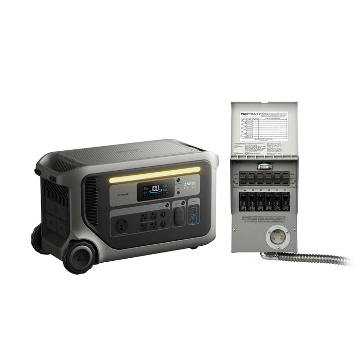 Anker SOLIX F3000 Bundle With Transfer Switch Kit
