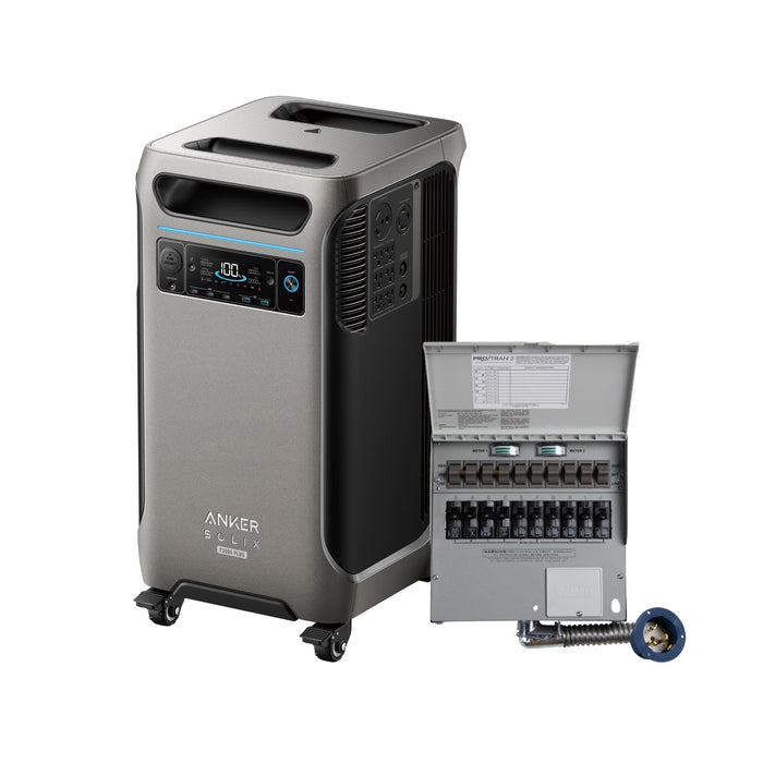 Anker SOLIX F3800 Bundle With Transfer Switch Kit