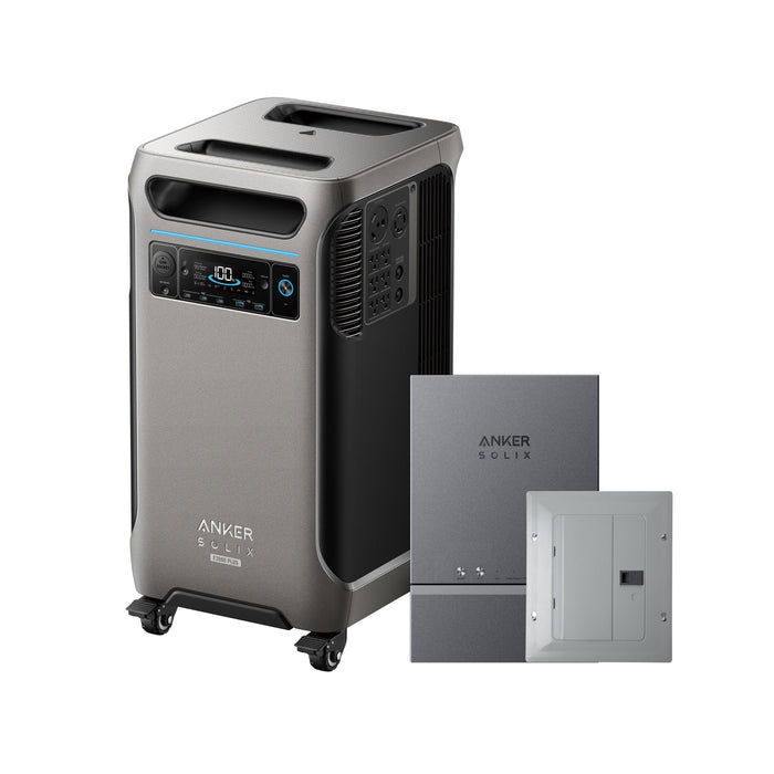 Anker SOLIX F3800 Bundle With Home Power Panel And Sunpanel Kits