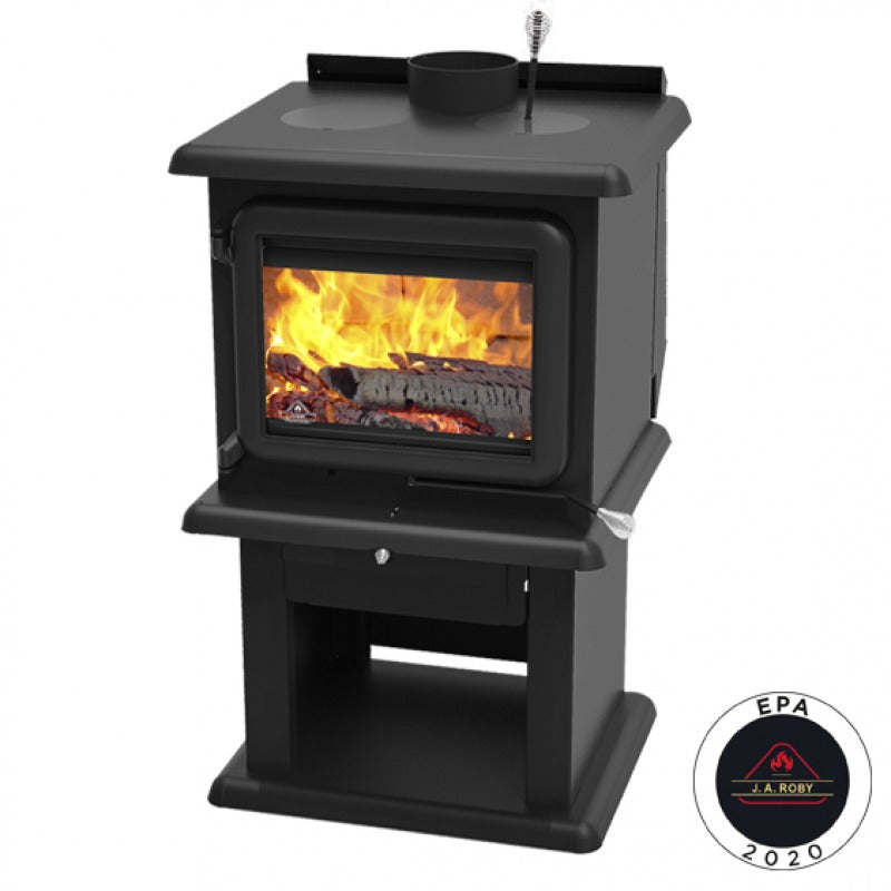 J.A. ROBY Antares Noir Wood Stove