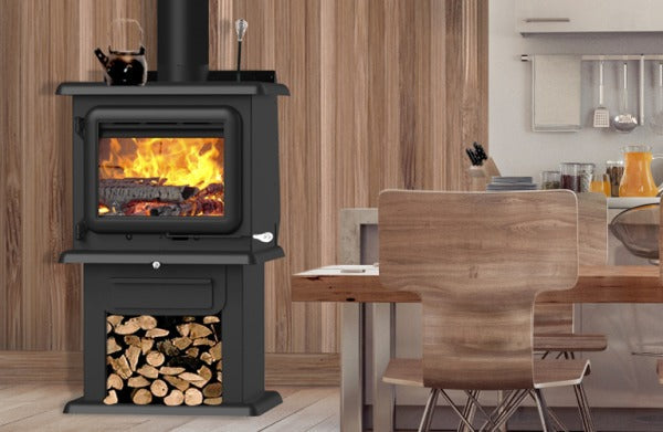 J.A. ROBY Antares Noir Wood Stove