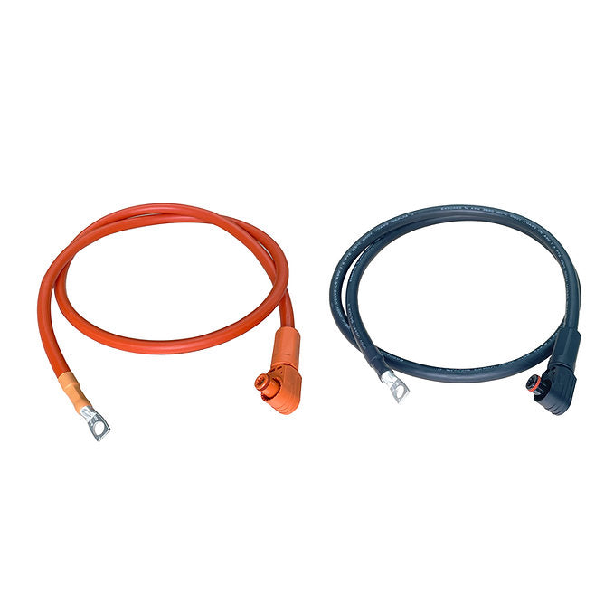 RUiXU OP140 1/0 AWG Cables - 3/8" Lug With 90 Deg
