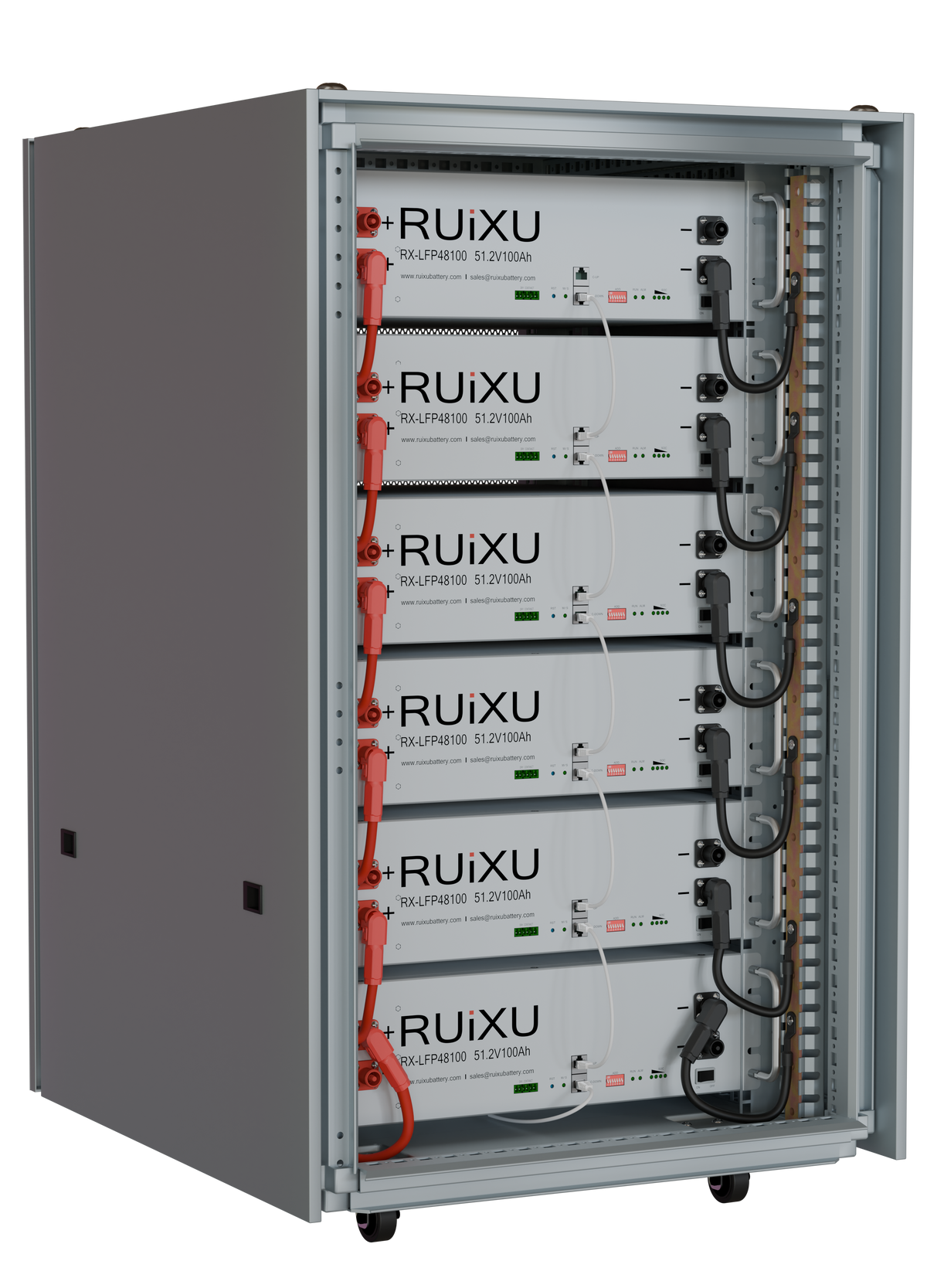RUiXU RX-LFP48100-H 48V 100Ah Server Rack Battery UL9540A