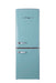 Unique 9 cu/ft Bottom Mount Retro Refrigerator - Cabin Depot, classic teal finish, efficient AC model for grid-tied homes.
