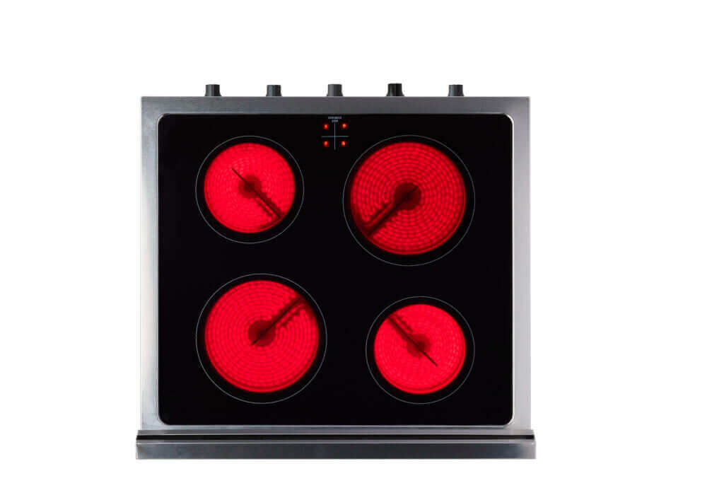 Prestige 24" Electric Range Glass Cooktop with 4 Elements, Stainless Steel, Hot Burner Indicator - Available at Cabin Depot
