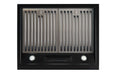 Unique 24-inch Classic Retro Range Hood with LED lights, perfect for cabin kitchens. Available at Cabin Depot.