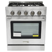 Unique 30" Off-Grid Propane Range Stainless Steel