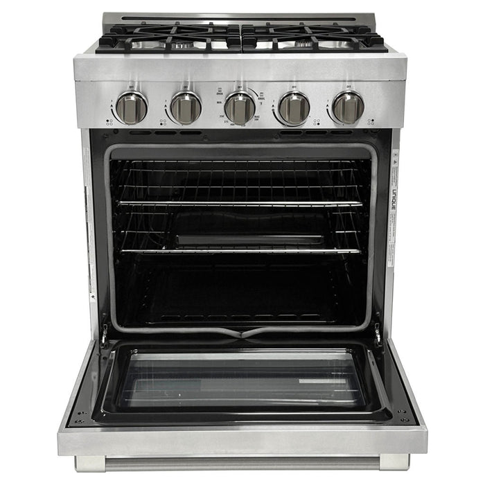 Unique 30" Off-Grid Propane Range Stainless Steel