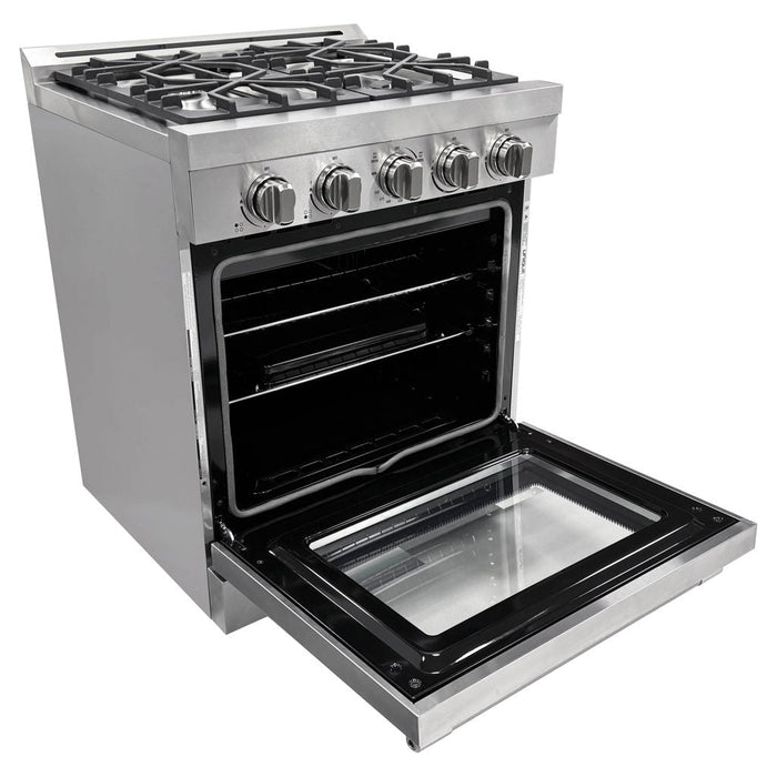 Unique 30" Off-Grid Propane Range Stainless Steel