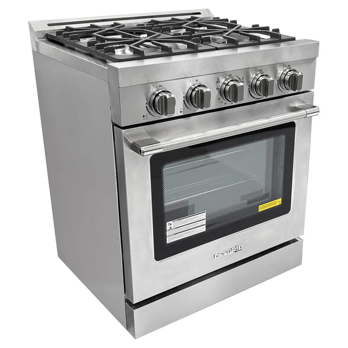Unique 30" Off-Grid Propane Range Stainless Steel