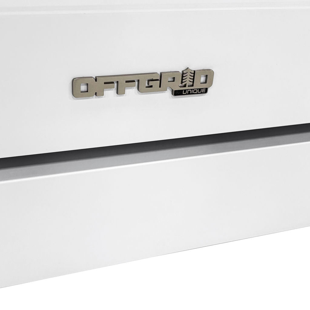 Unique 30" Modern Off-Grid Propane Range - White