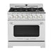 Unique 36" Classic Retro Convection Gas Pro Range with Electronic Ignition - cabin decor from Cabin Depot.