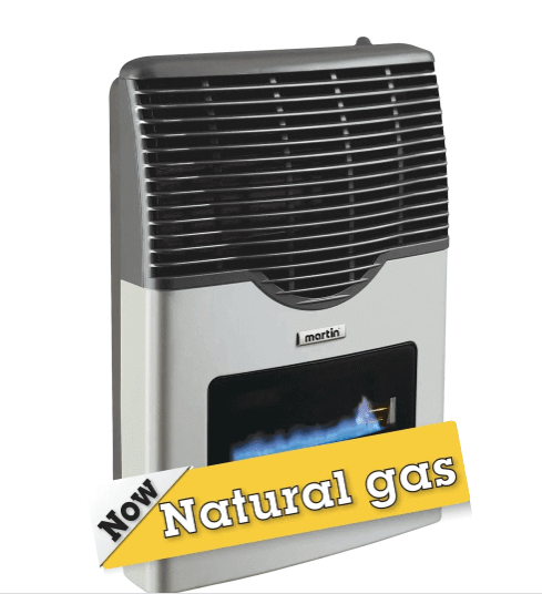 Martin 11,000 BTU Direct Vent Natural Gas Heater with glass ceramic window available at Cabin Depot.