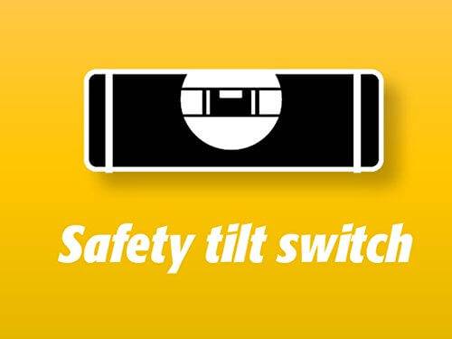 Martin One Burner Heater safety tilt switch feature, ideal for reliable and secure heating, available at Cabin Depot.