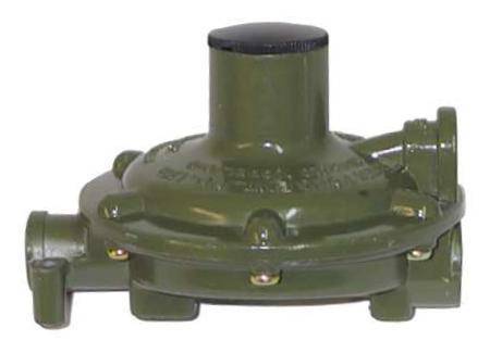 Martin 210,000 BTU low pressure regulator with POL handwheel, 3/8" FL outlet. Available at Cabin Depot.