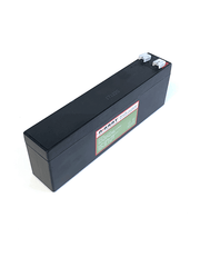 Cinderella 12V Replacement Battery for Comfort Models, available at Cabin Depot. High-quality power solution for cabin needs.