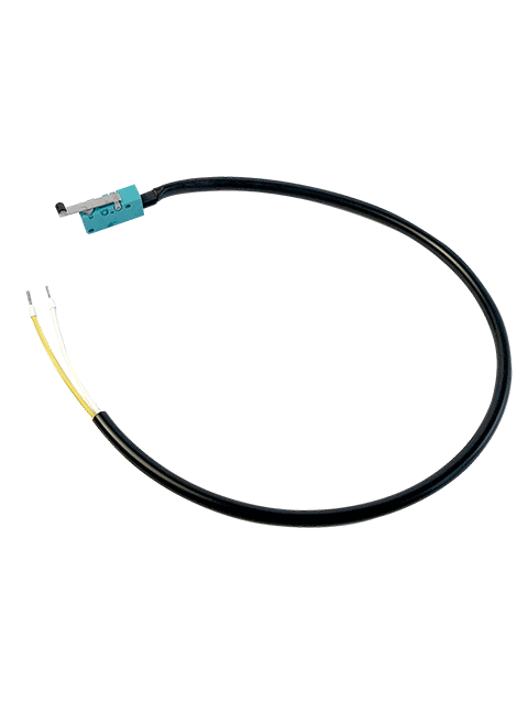 Cinderella Micro Switch with Yellow Cable from Cabin Depot for lower lid position on models. Compatible with PN:100857. SEO optimized.