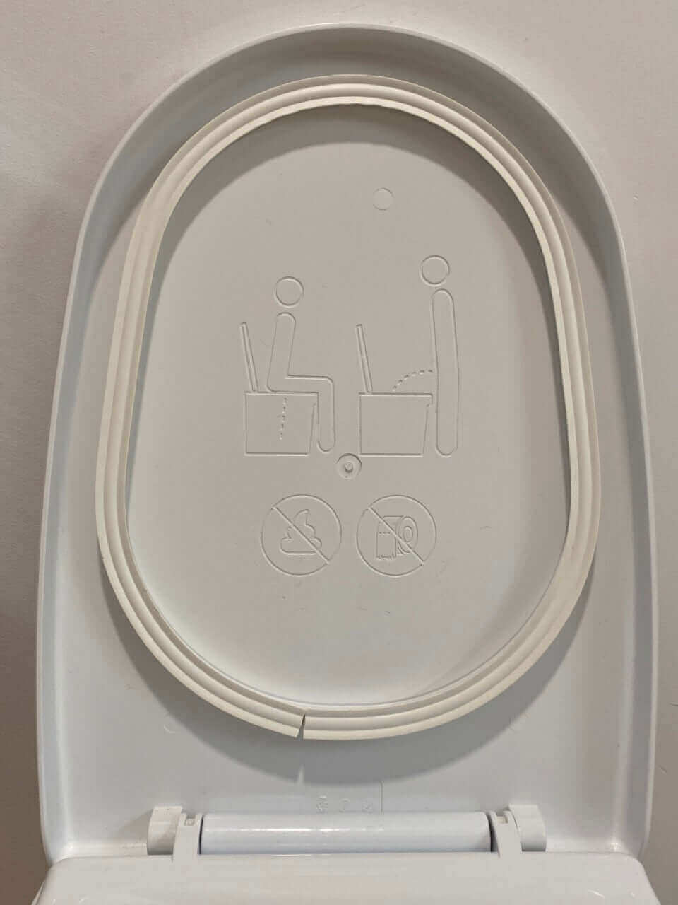 Cinderella urinal gasket replacement lid seat, Cabin Depot