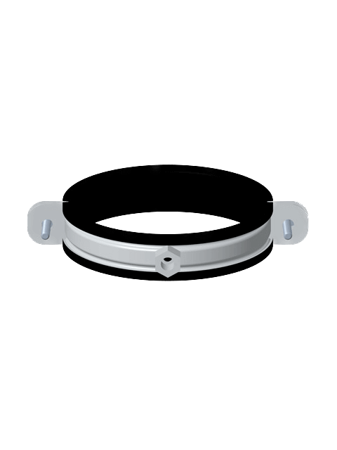 Support clamp from Cinderella Flue Support Kit by Cabin Depot, essential for secure flue installation.