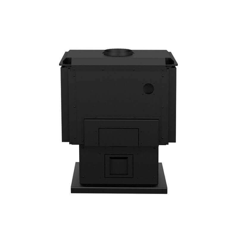 Drolet Escape 1500 Wood Stove for cabins by Cabin Depot, efficient heating up to 1,800 ft², EPA-approved, low emissions, free shipping.