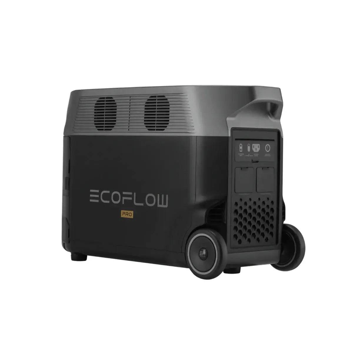 EcoFlow DELTA Pro Portable Power Station featuring 3.6kWh capacity, ideal for home backup. Available at Cabin Depot. Free shipping in Canada.