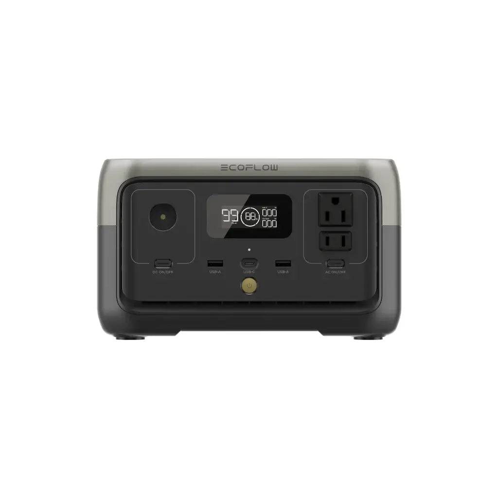 EcoFlow River 2 Portable Power Station - Available at Cabin Depot with free shipping in Canada, ultra-fast charging, reliable for 10 years.