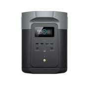 EcoFlow DELTA 2 Max Portable Power Station - Quiet, fume-free 2400W solar generator available at Cabin Depot.
