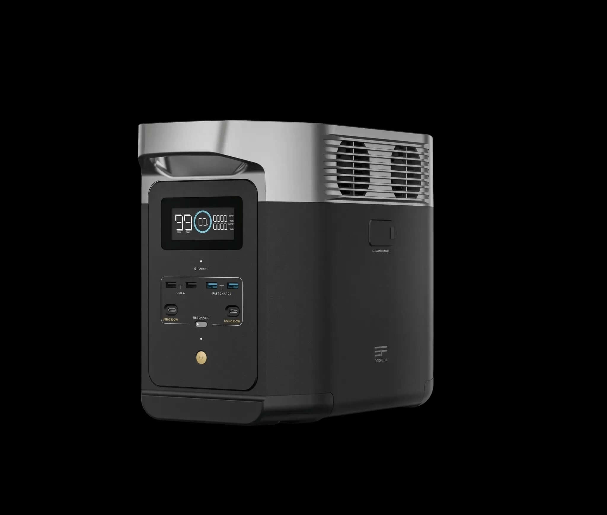 EcoFlow DELTA 2 Portable Power Station, compact solar solution by Cabin Depot, available with free shipping across Canada (exclusions apply).