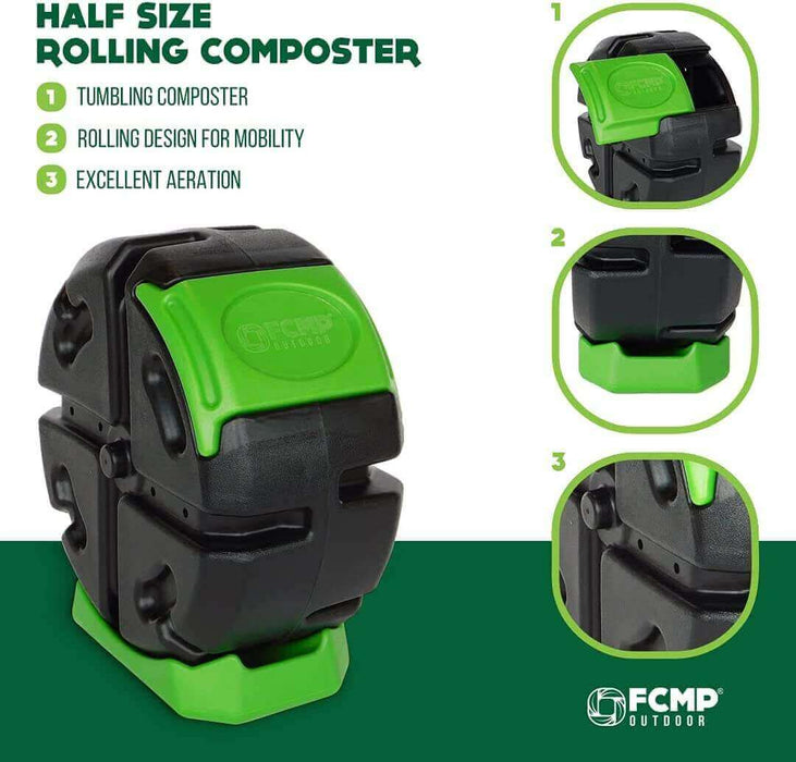 FCMP - Outdoor Rolling Composter 18.7- Gallon