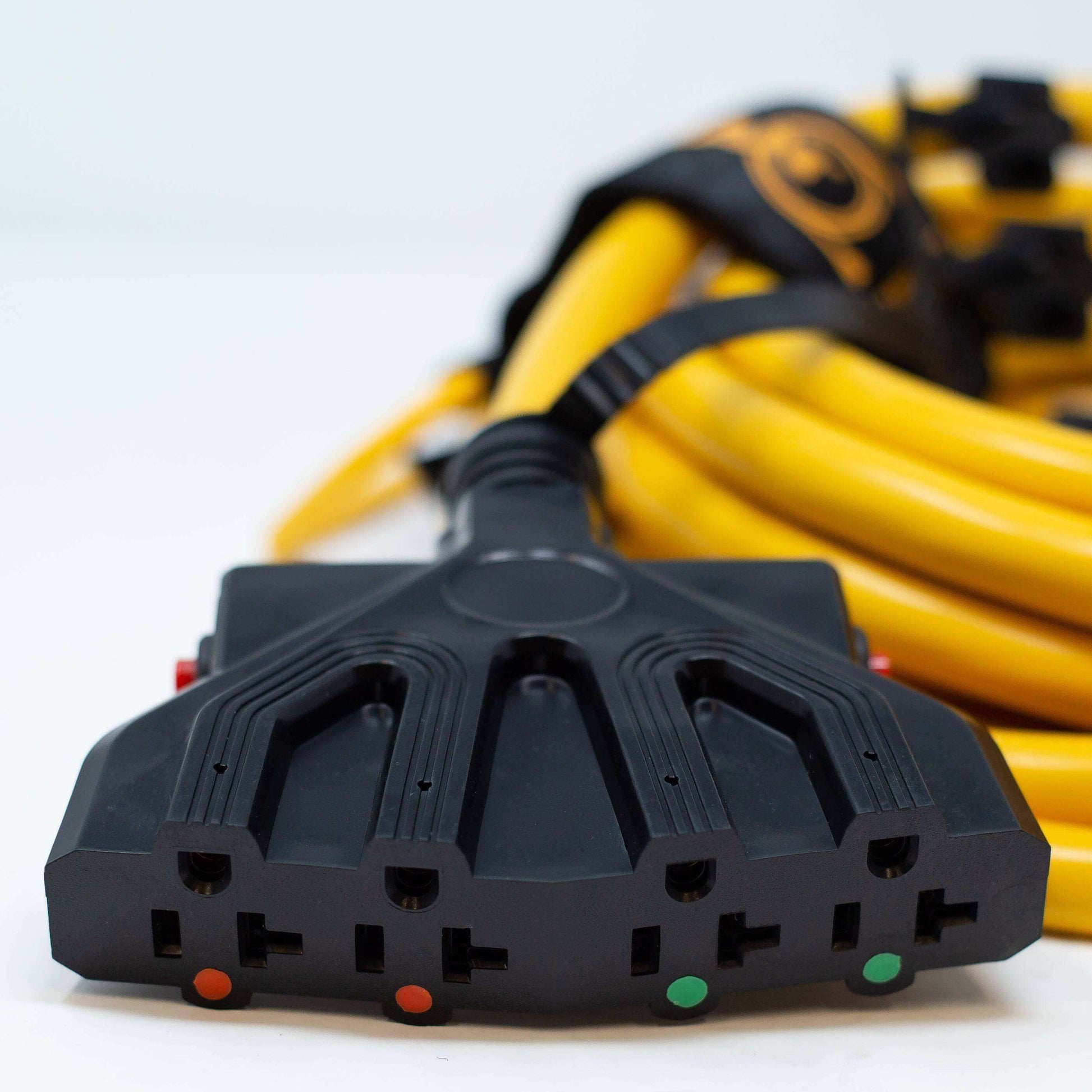 Firman 30A L14-30P to 5-20Rx4 Power Cord, 10 Gauge, 25FT, for outdoor use, Cabin Depot