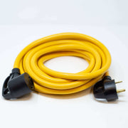 Firman TT-30P to TT-30R 25FT RV Extension Cord, 30 AMP, 3750W, outdoor use, gold color, Cabin Depot, 2-year warranty product image