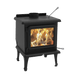 J.A. Roby Sirius Wood Stove, eco-friendly and certified for mobile homes, ideal for cabin decor at Cabin Depot.