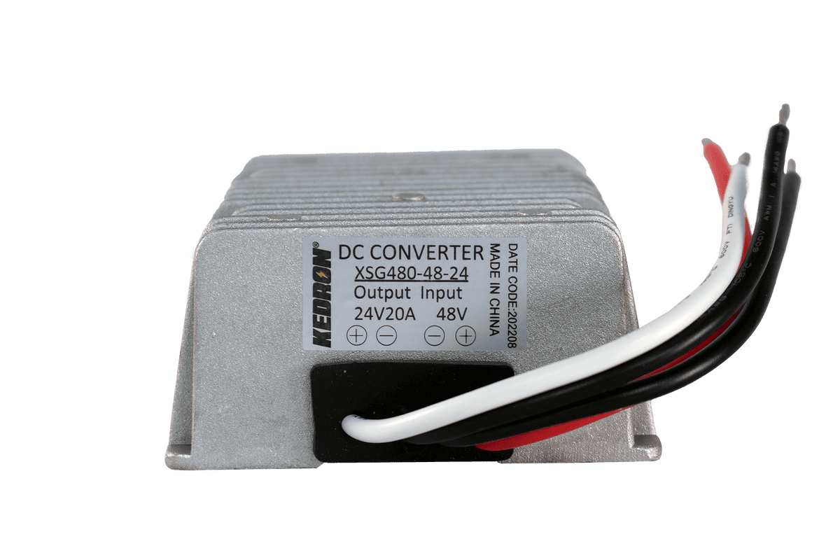Kedron 48V to 24V Step Down Converter for efficient power management, available at Cabin Depot, perfect for high to low voltage transitions.