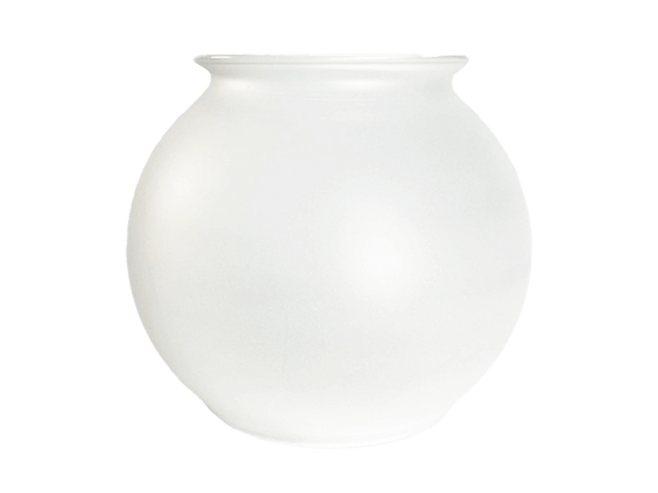 Midstate Full Frosted Globe light fixture from Cabin Depot, featuring soft diffuse lighting ideal for warm, inviting interior spaces.