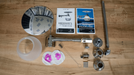 Midstate Model 450 Propane Lamp parts and accessories from Cabin Depot, featuring ceiling mount components and assembly guide.