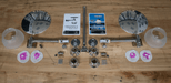 Midstate Model 450 Propane Lamp Double Ceiling Mount components from Cabin Depot
