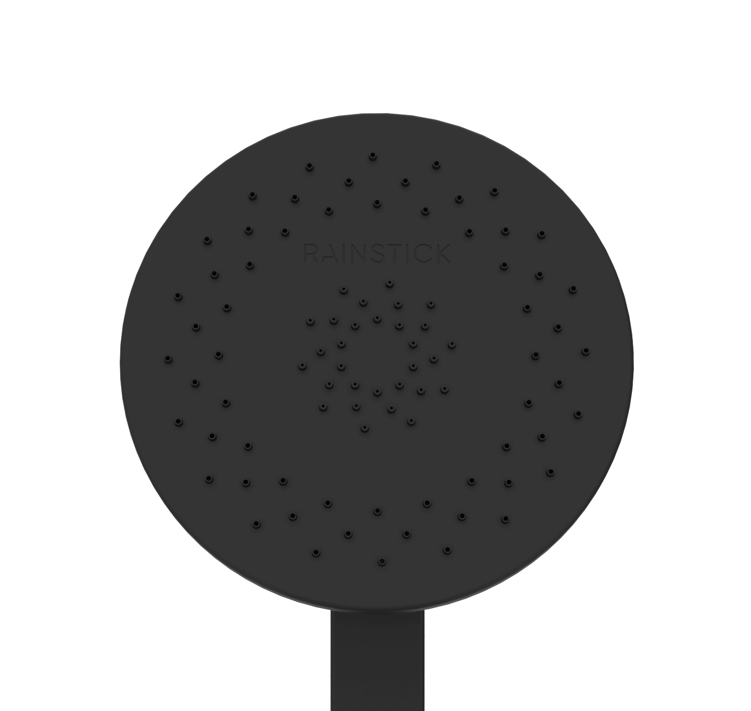 RainStick Shower Matte Black - Water-saving showerhead, smart home compatible, available at Cabin Depot.
