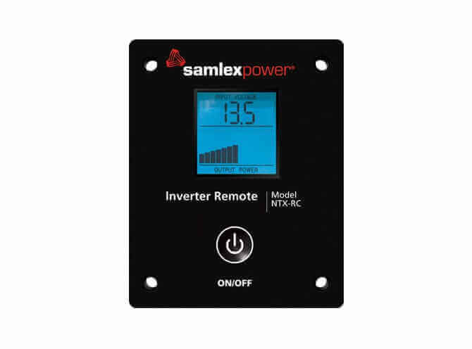 Samlex NTX Remote Control for 1000W Pure Sine Wave Inverter available at Cabin Depot