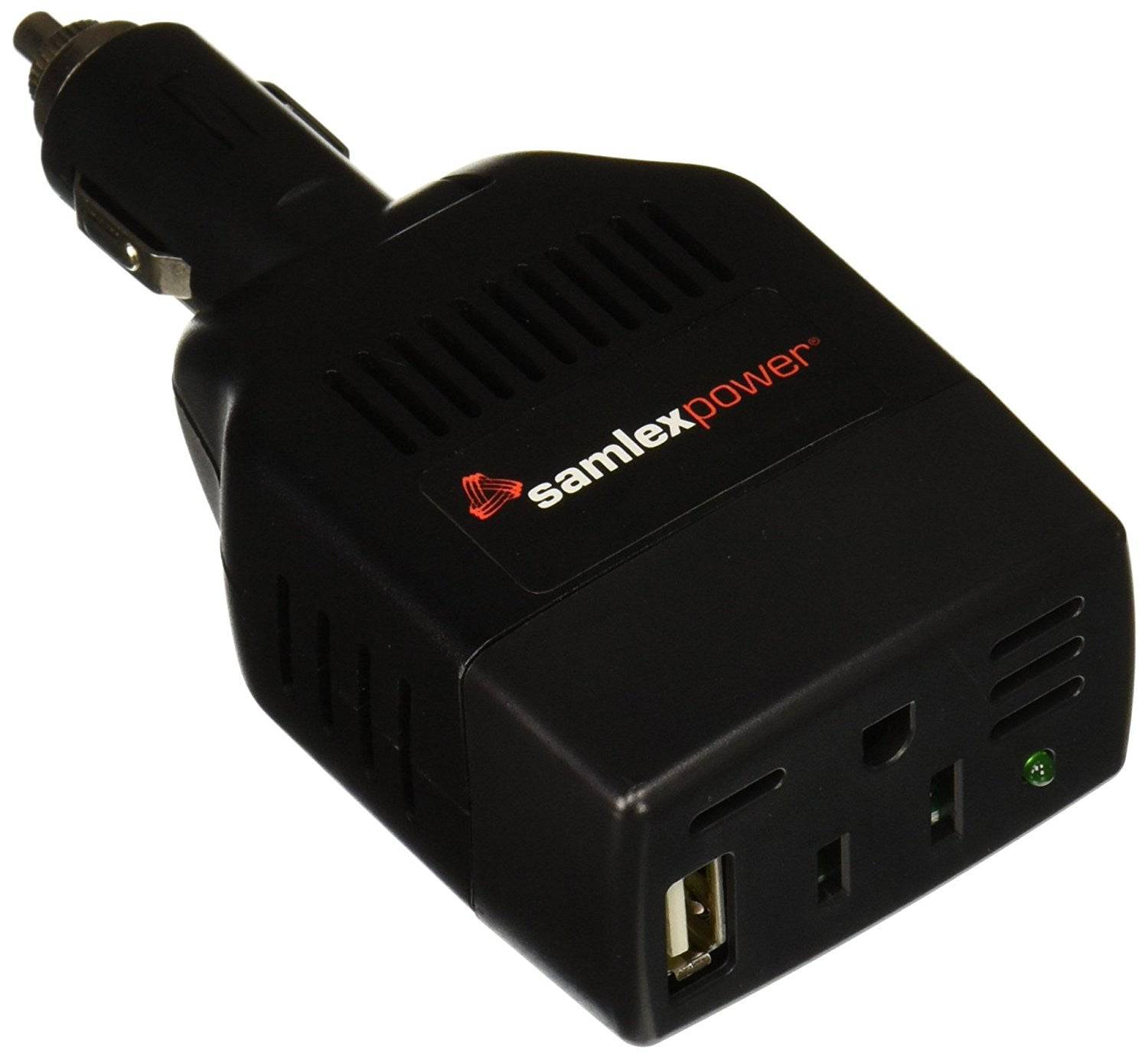 Samlex 100W 12V SAM Series Modified Sine Wave Inverter, ideal for car use, available at Cabin Depot.