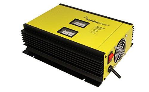 Samlex SEC-2425UL 24V 25A battery charger, ideal for lead-acid batteries, featured at Cabin Depot, safe charging, 3-stage automatic.