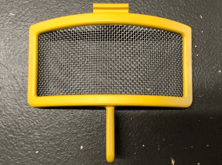 Separett Villa Screen for Air Exhaust in yellow, available at Cabin Depot.