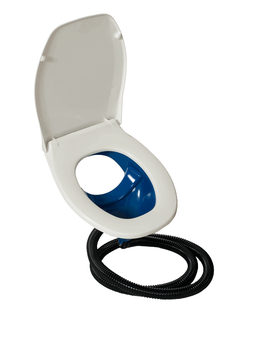 Separett Privy 501 Outhouse Kit with urine-separation for outdoor toilets, available at Cabin Depot.