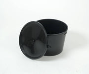 Separett Solid Waste Container with Lid from Cabin Depot for Villa Toilets - Black