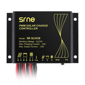 SRNE 10A PWM Waterproof Charge Controller, IP68, for solar systems - Cabin Depot